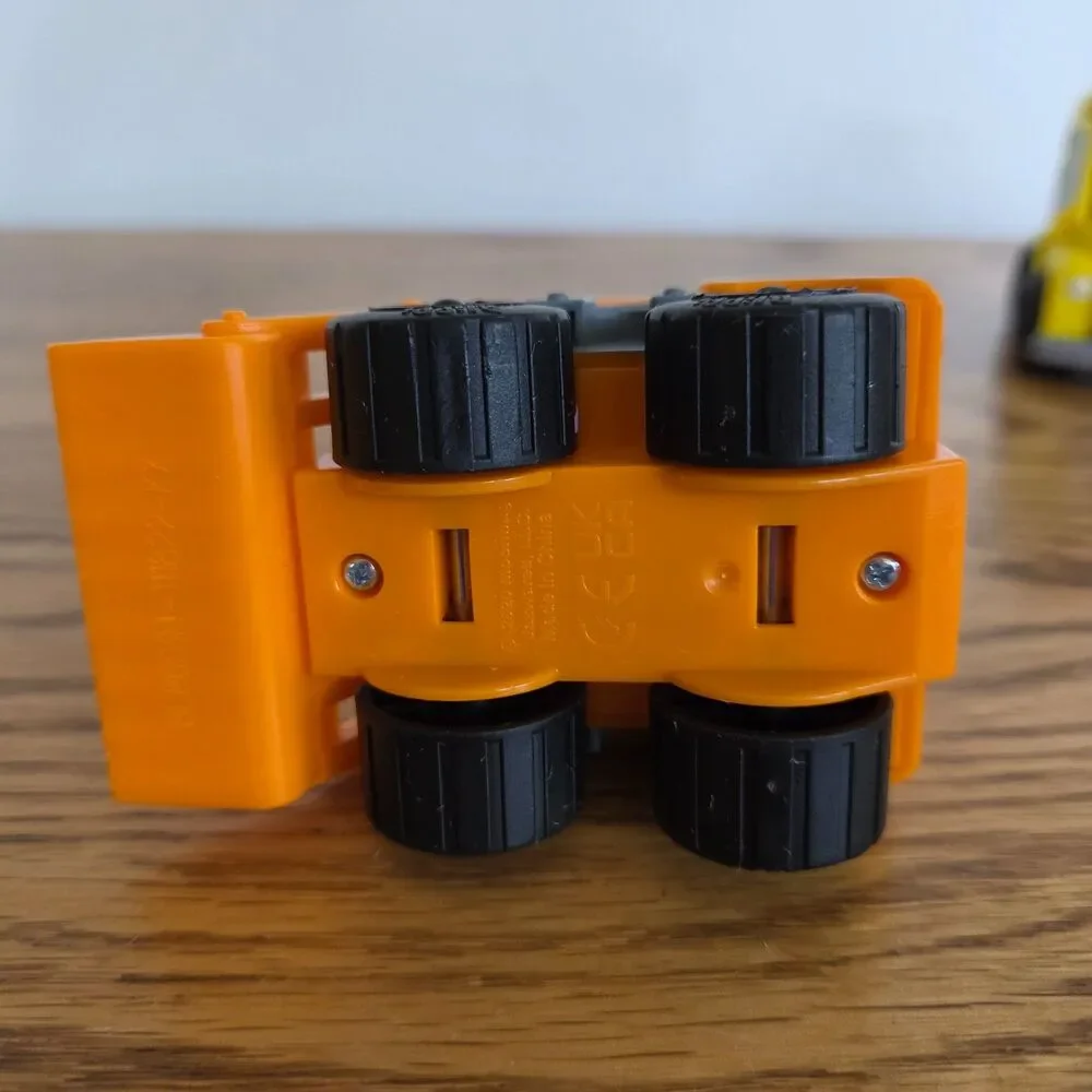 Blippi Mini Vehicles Toy Lot - Orange Front Loader & Yellow Blippi Mobile Toys